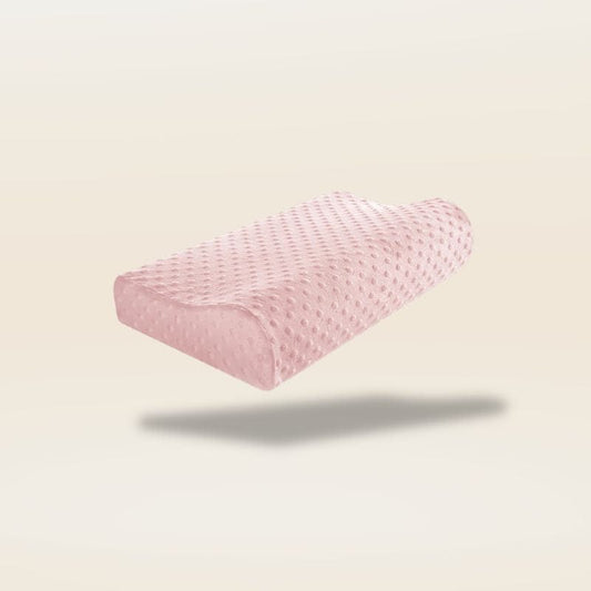 Coussin a mémoire de forme à point | Dreamy Sloth® Rose / 40x25 cm