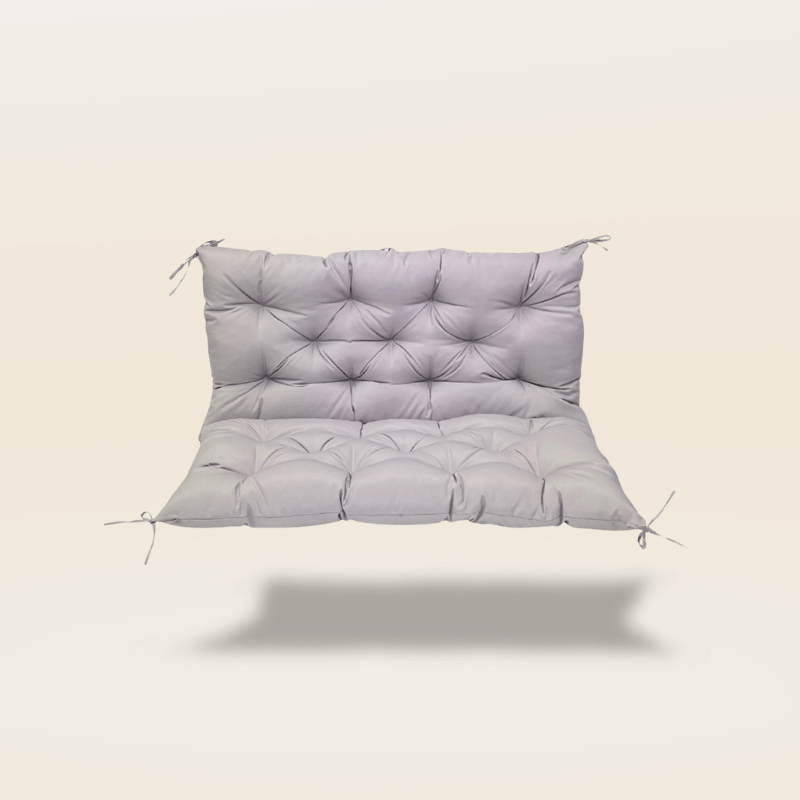 Coussin banc extérieur imperméable | Dreamy Sloth® Gris clair / 100x100 cm