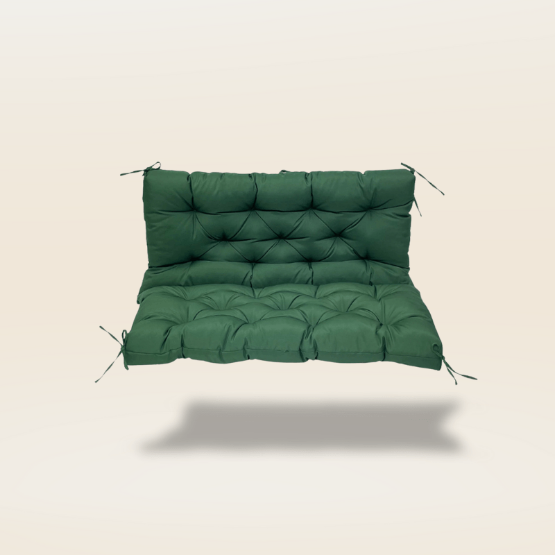 Coussin banc extérieur imperméable | Dreamy Sloth® Vert / 100x100 cm