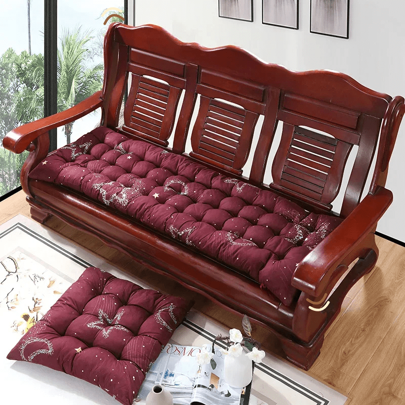 Coussin banquette interieur | Dreamy Sloth® Bordeaux / 53x53 cm