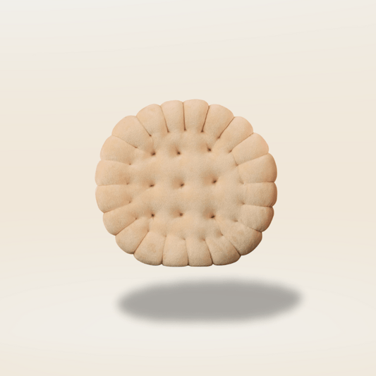 Coussin biscuit | Dreamy Sloth® Beige / 40x40 cm