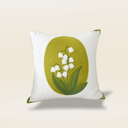 Coussin brodé | Dreamy Sloth® Vert / 45x45 cm