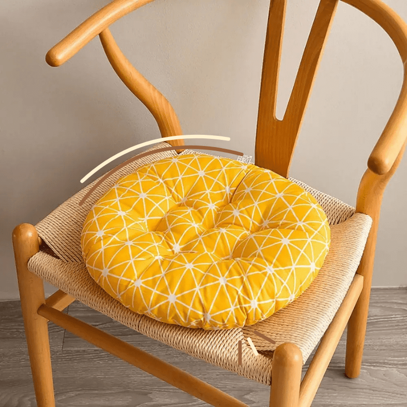 Coussin chaise rond | Dreamy Sloth® Jaune