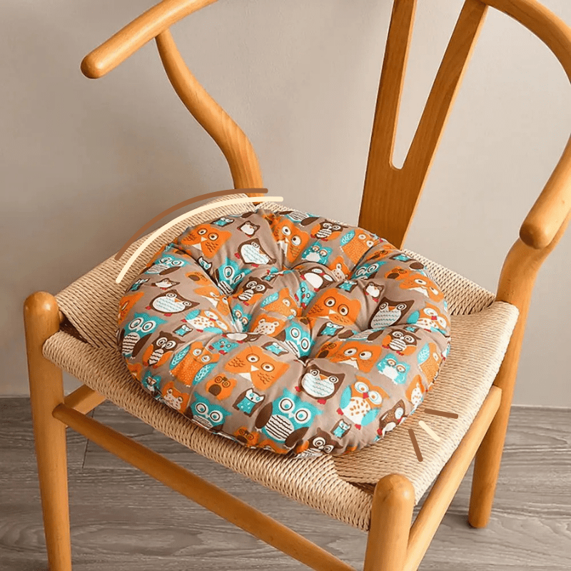 Coussin chaise rond | Dreamy Sloth® Orange