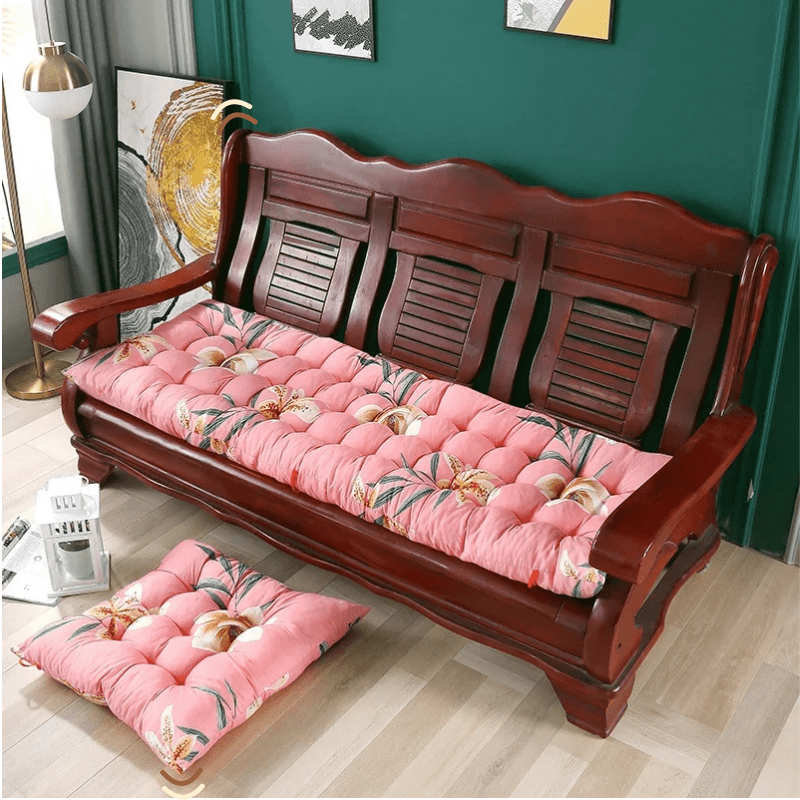 Coussin d'assise banquette | Dreamy Sloth® Rose / 53x53 cm