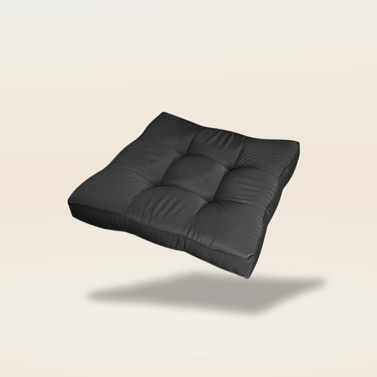 Coussin de chaise extérieur imperméable | Dreamy Sloth® Noir / 45x45 cm