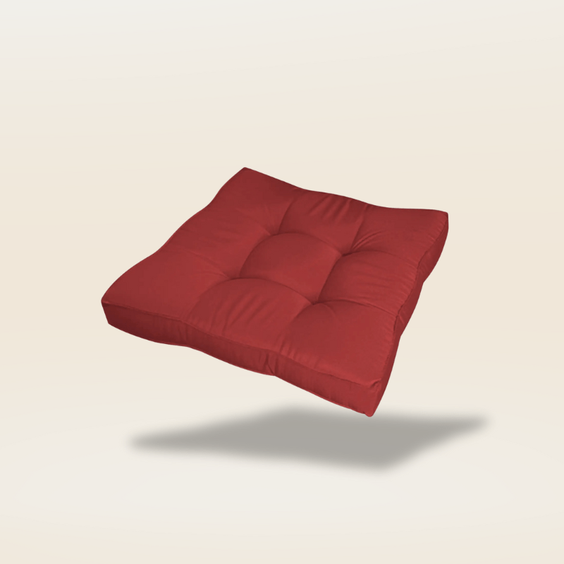 Coussin de chaise extérieur imperméable | Dreamy Sloth® Rouge / 45x45 cm