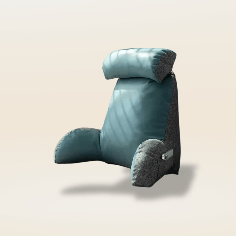 Coussin de lecture adulte | Dreamy Sloth® Bleu clair / 75x58 cm