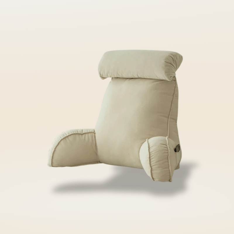 Coussin de lecture ergonomique | Dreamy Sloth® Beige / 75x50 cm