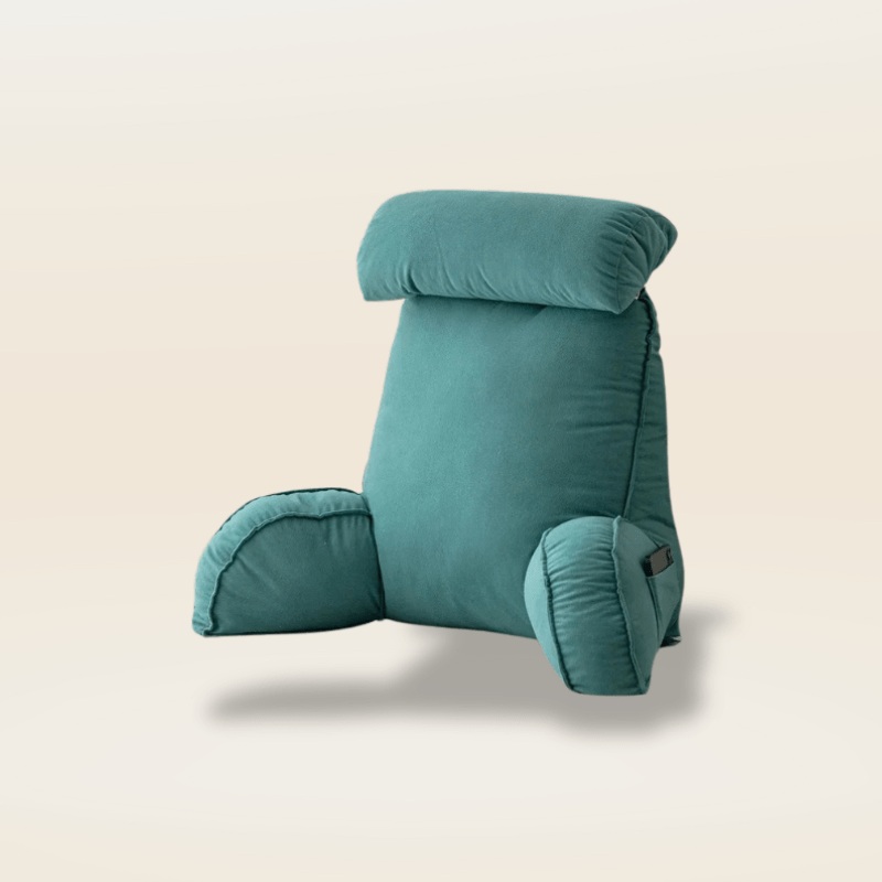 Coussin de lecture ergonomique | Dreamy Sloth® Vert / 75x50 cm