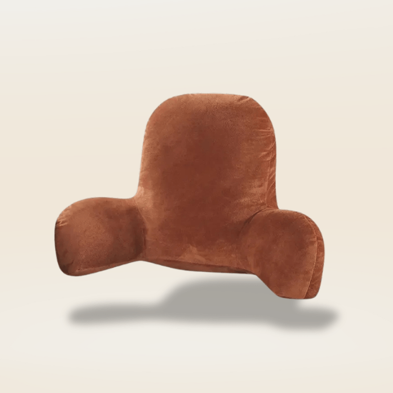 Coussin de lecture pour canapé | Dreamy Sloth® Marron / 50x35 cm