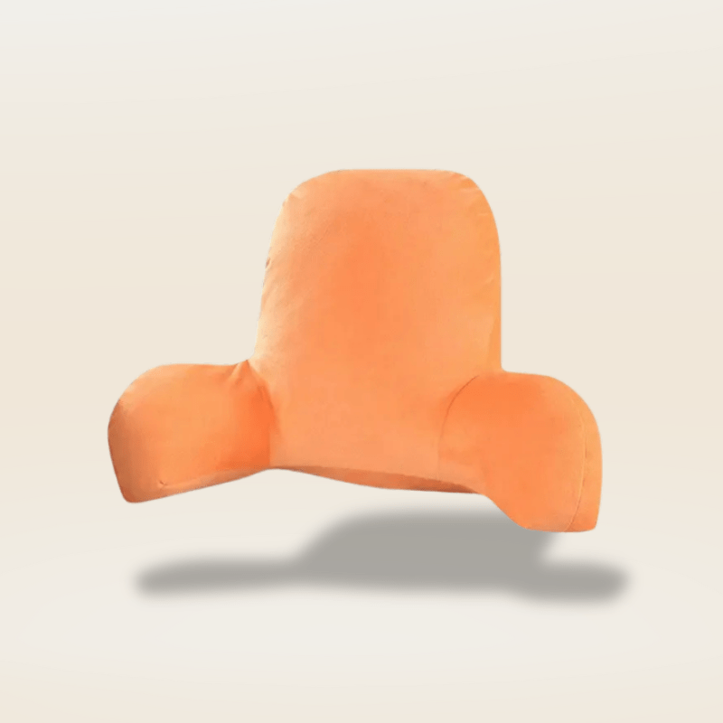 Coussin de lecture pour canapé | Dreamy Sloth® Orange / 50x35 cm