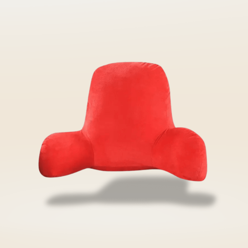 Coussin de lecture pour canapé | Dreamy Sloth® Rouge / 50x35 cm