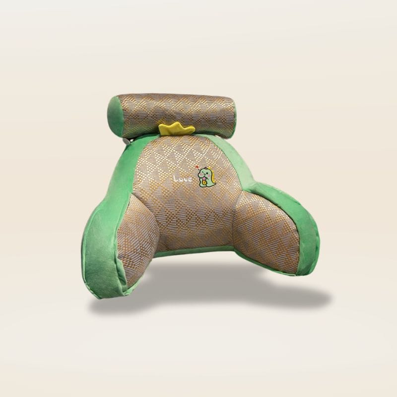 Coussin de lecture pour le lit | Dreamy Sloth® Vert / 60x40 cm