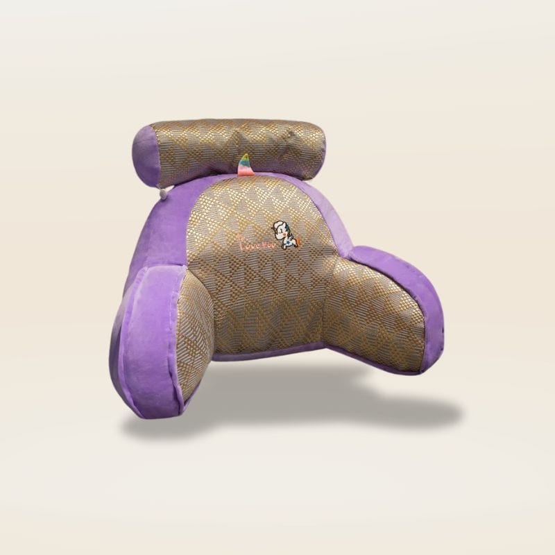 Coussin de lecture pour le lit | Dreamy Sloth® Violet / 60x40 cm