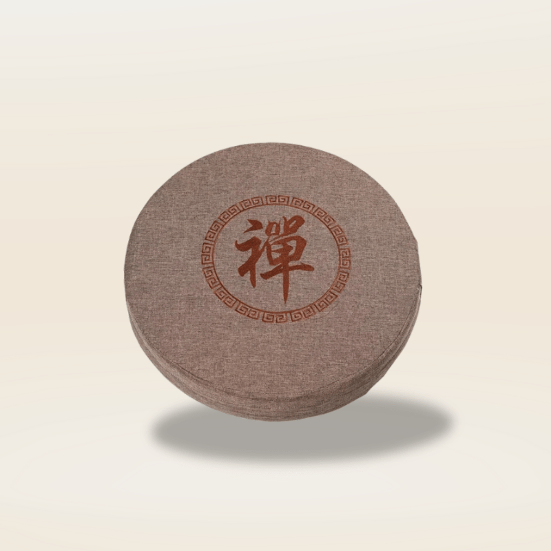 Coussin de méditation japonais futon | Dreamy Sloth® Marron / 40x6 cm