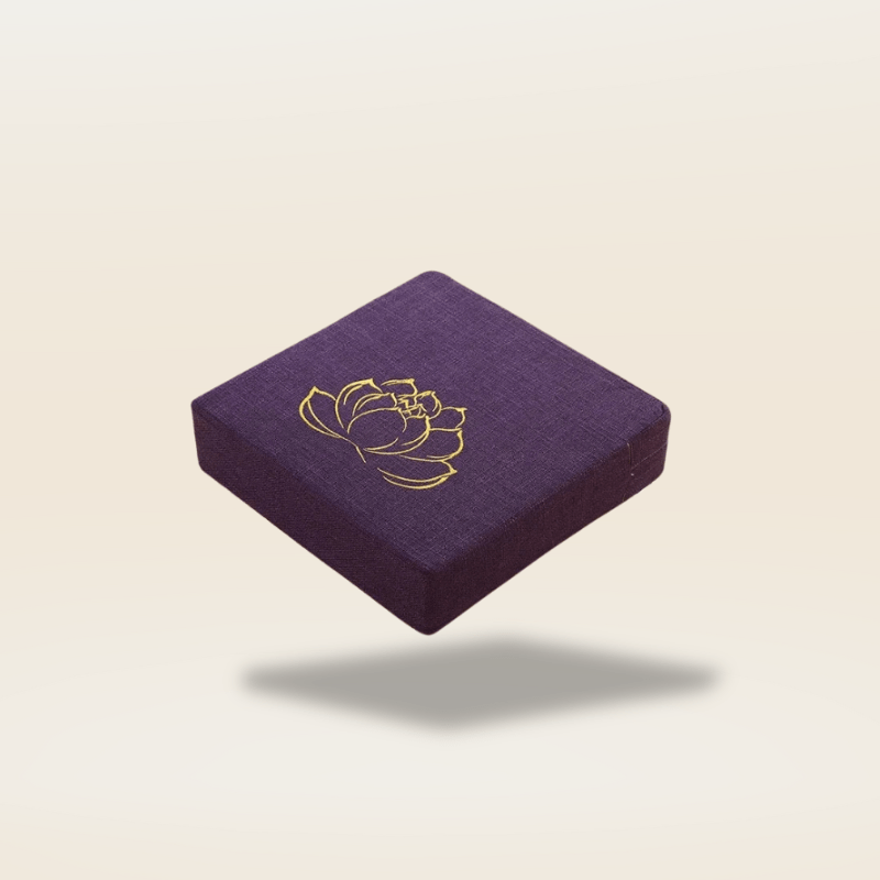 Coussin de méditation yoga | Dreamy Sloth® Violet / 40x40 cm