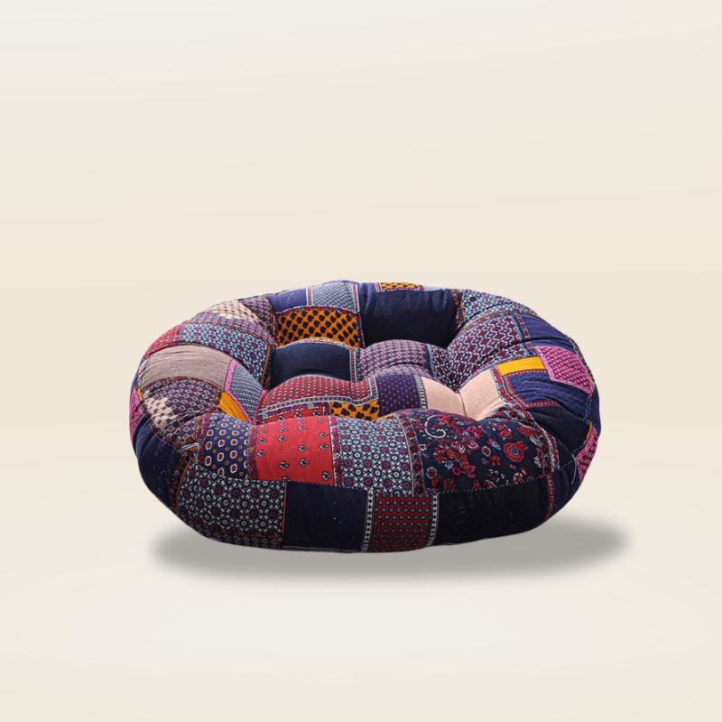 Coussin de sol bohemien | Dreamy Sloth® Violet / 55x55 cm