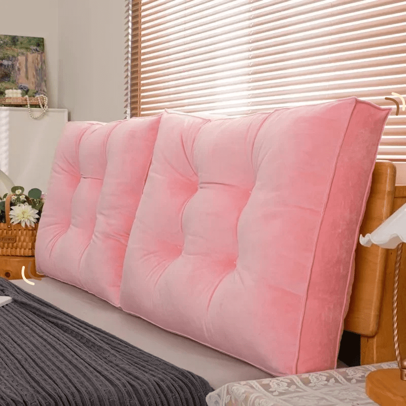 Coussin de tete de lit | Dreamy Sloth® Rose pastel / 60x55 cm