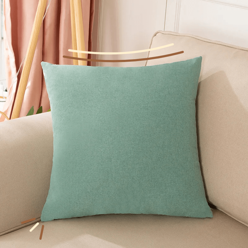 Coussin décoratif pour canapé | Dreamy Sloth® Bleu vert / 40x40 cm