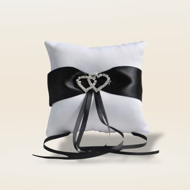 Coussin des alliances | Dreamy Sloth® Noir / 20x20 cm