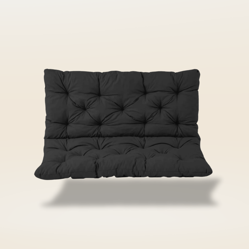 Coussin dossier pour banquette | Dreamy Sloth® Noir / 120x100 cm