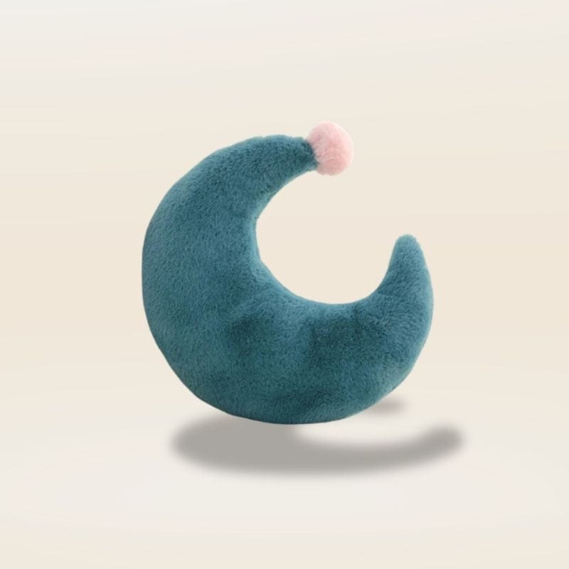 Coussin lune | Dreamy Sloth® Bleu / 35x35 cm