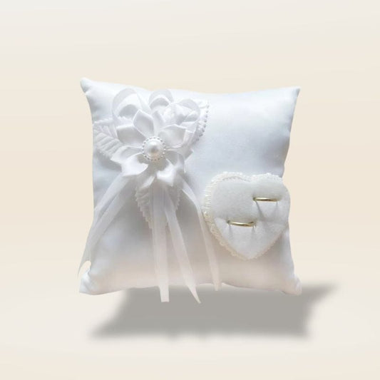 Coussin porte alliance | Dreamy Sloth® Blanc / 20x20 cm