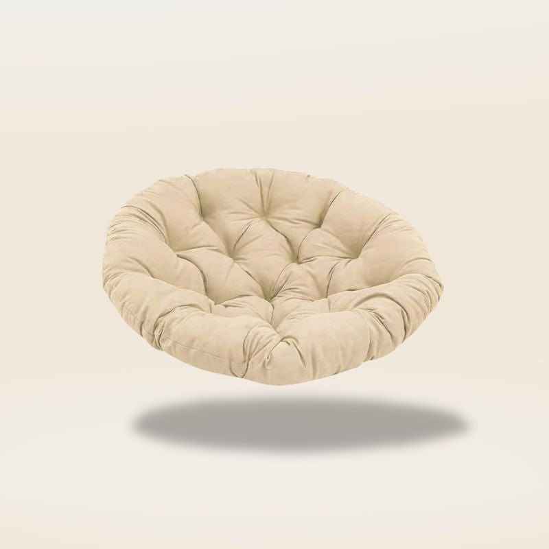 Coussin pour fauteuil rotin rond | Dreamy Sloth® Beige / 50x50 cm