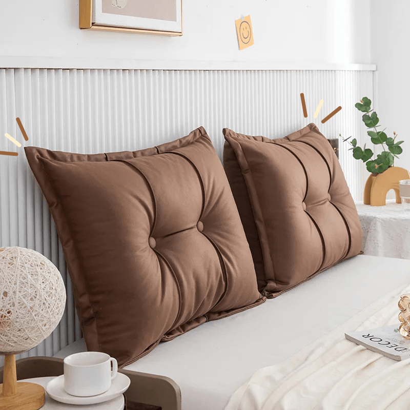 Coussin pour tete de lit | Dreamy Sloth® Marron / 60x55 cm