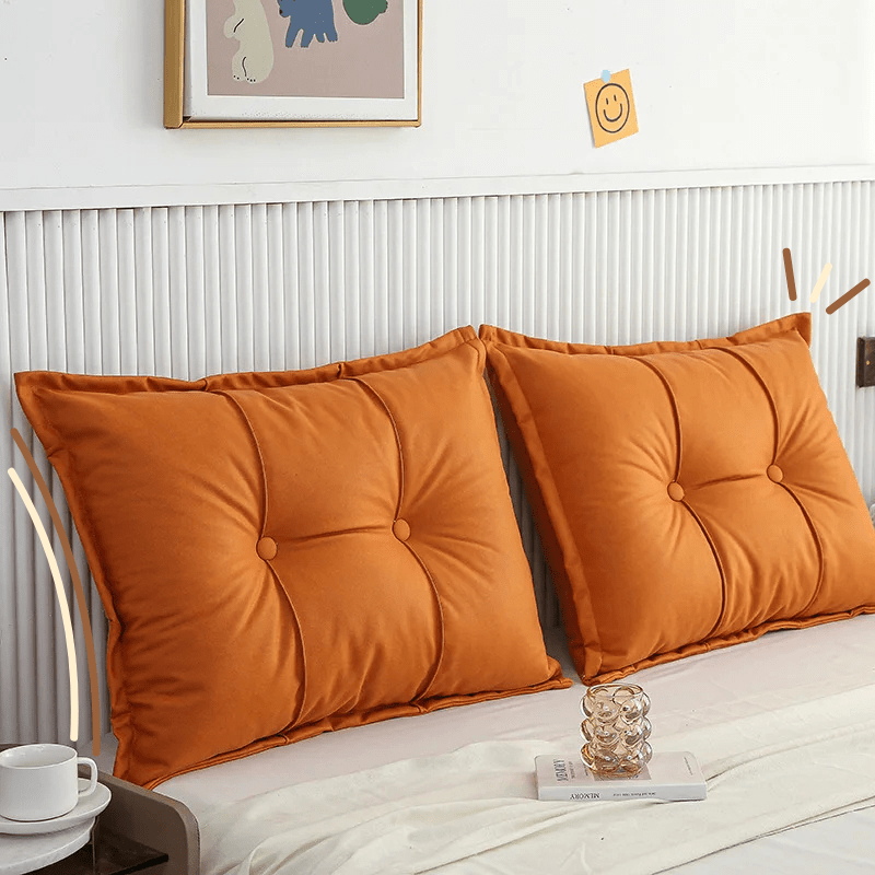 Coussin pour tete de lit | Dreamy Sloth® Orange / 60x55 cm