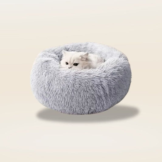 Coussin rond pour chat | Dreamy Sloth® Gris / M (40x40cm)