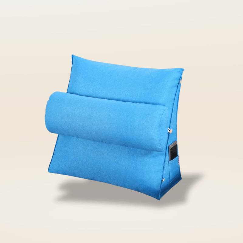 Coussin triangulaire | Dreamy Sloth® Bleu ciel