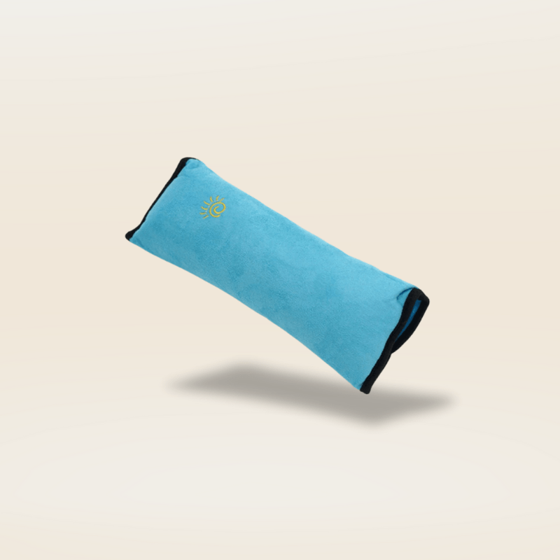 Coussin voiture enfant | Dreamy Sloth® Bleu clair / 29x12 cm