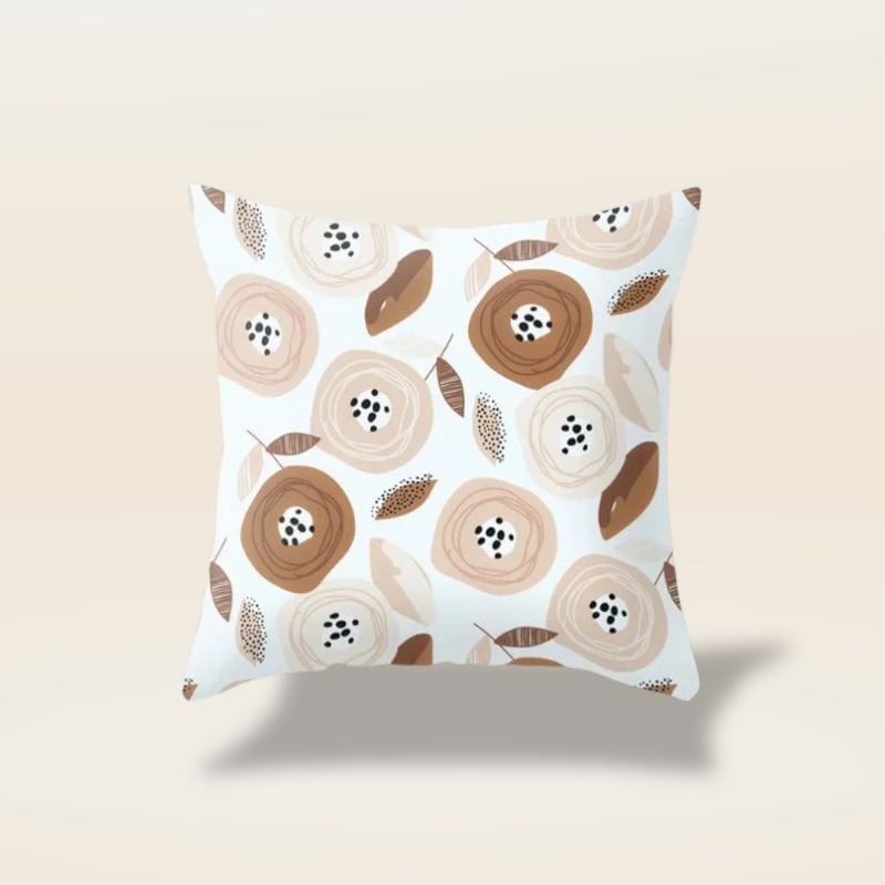 Housse de coussin automne | Dreamy Sloth® Blanc / 40x40 cm