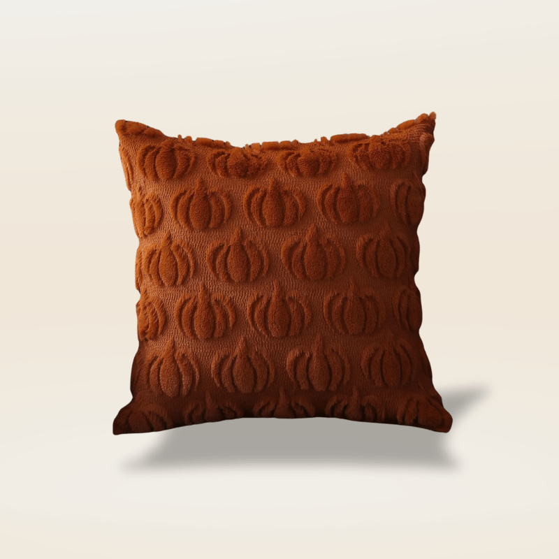 Housse de coussin citrouille | Dreamy Sloth® Marron / 45x45 cm