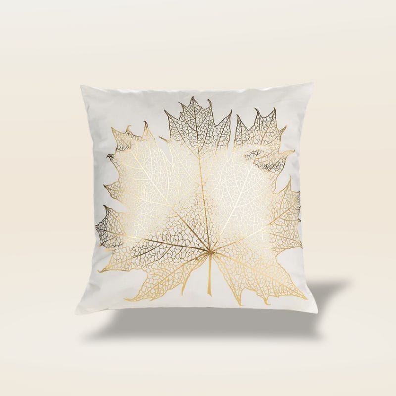 Housse de coussin couleur or | Dreamy Sloth® Blanc / 45x45 cm