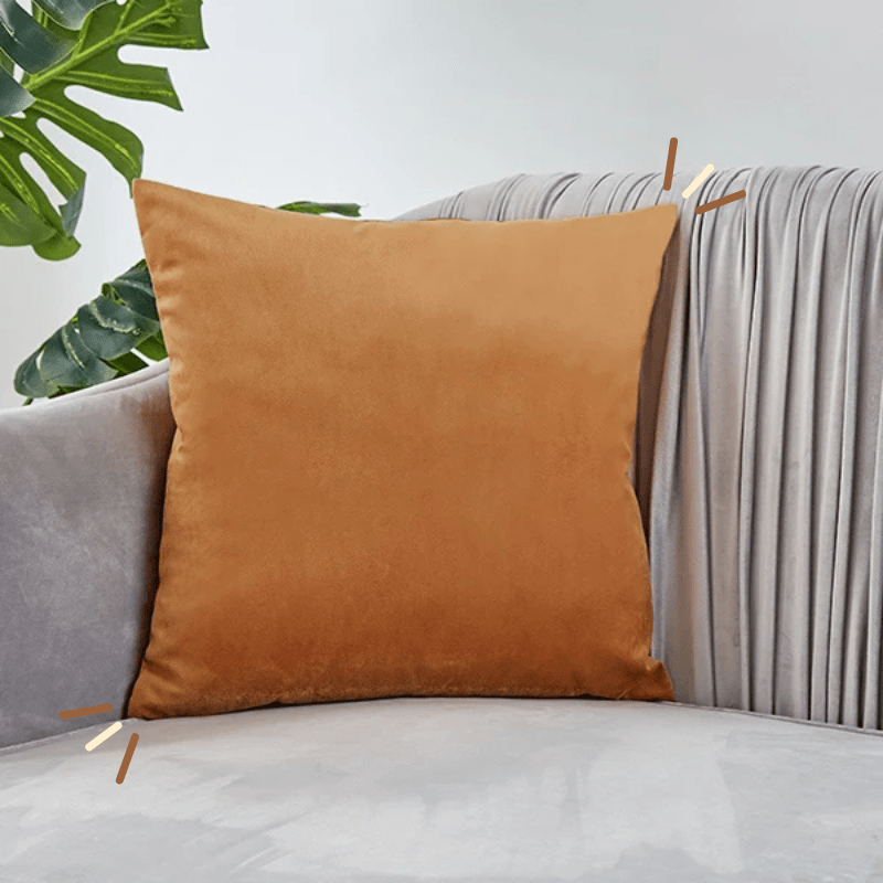 Housse de coussin de salon | Dreamy Sloth® Orange / 40x40 cm