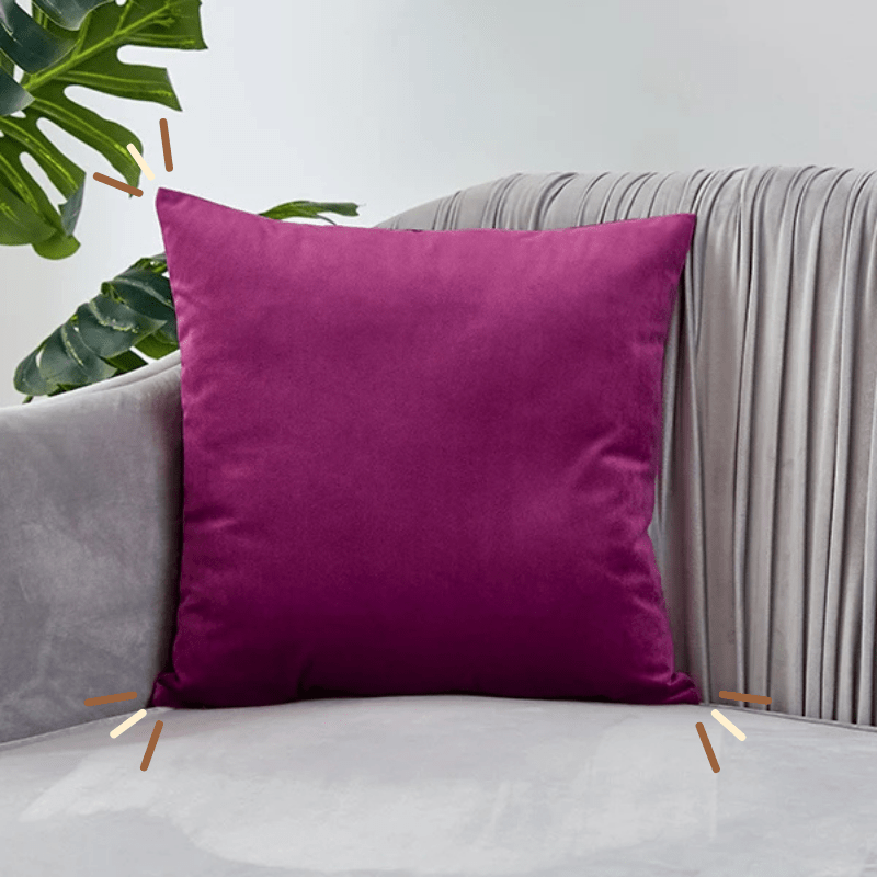 Housse de coussin de salon | Dreamy Sloth® Violet / 40x40 cm