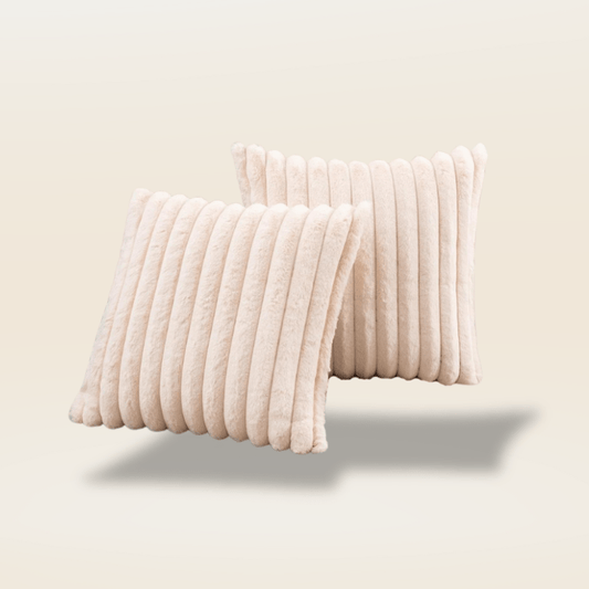 Housse de coussin en fourrure | Dreamy Sloth® Beige / 45x45 cm