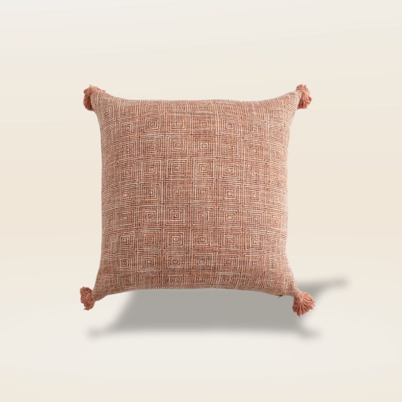 Housse de coussin en lin | Dreamy Sloth® Orange / 45x45 cm