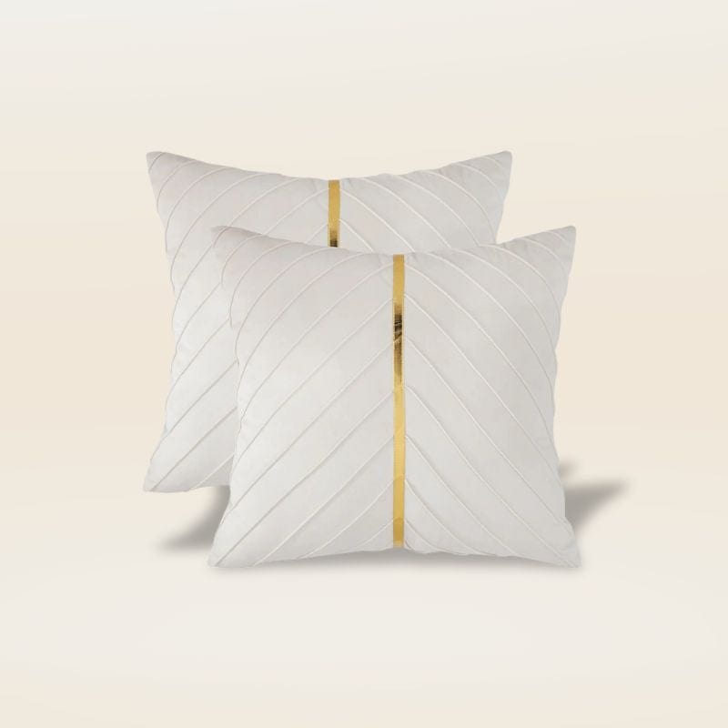 Housse de coussin en velours doux | Dreamy Sloth® Blanc / 40x40 cm