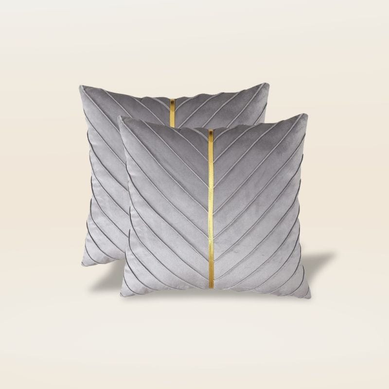 Housse de coussin en velours doux | Dreamy Sloth® Gris / 40x40 cm