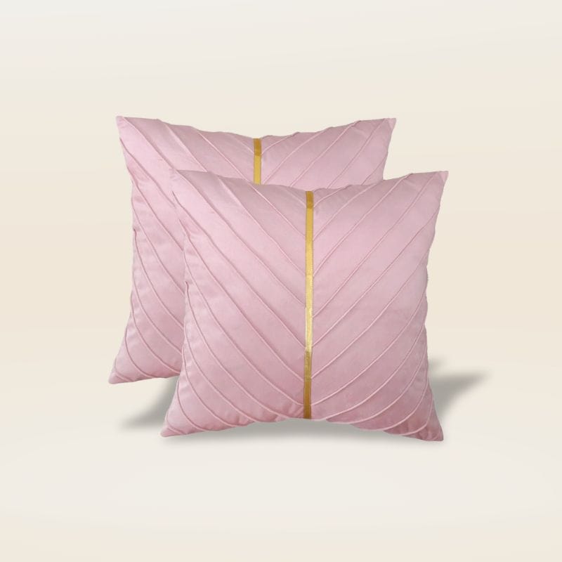 Housse de coussin en velours doux | Dreamy Sloth® Rose / 40x40 cm