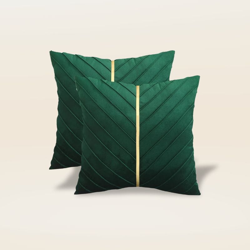 Housse de coussin en velours doux | Dreamy Sloth® Vert / 40x40 cm