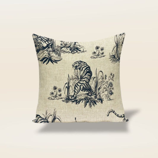 Housse de coussin jungle | Dreamy Sloth® Beige / 45x45 cm