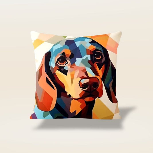 Housse de coussin motif chien | Dreamy Sloth® Blanc / 45x45 cm