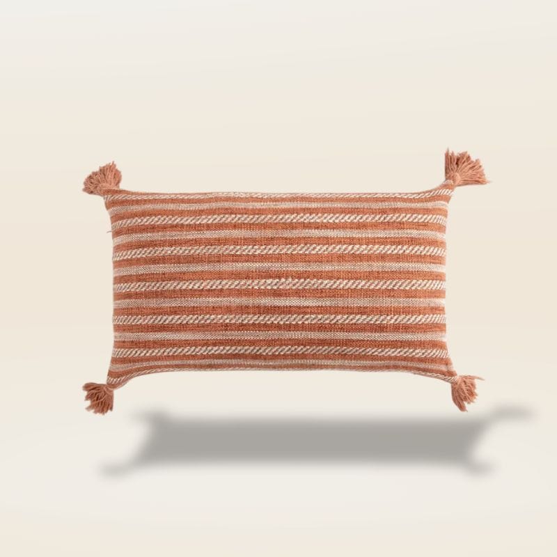 Housse de coussin rayé | Dreamy Sloth® Orange / 30x50 cm