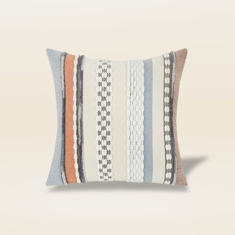 Housse de coussin rayée | Dreamy Sloth® Orange / 45x45 cm