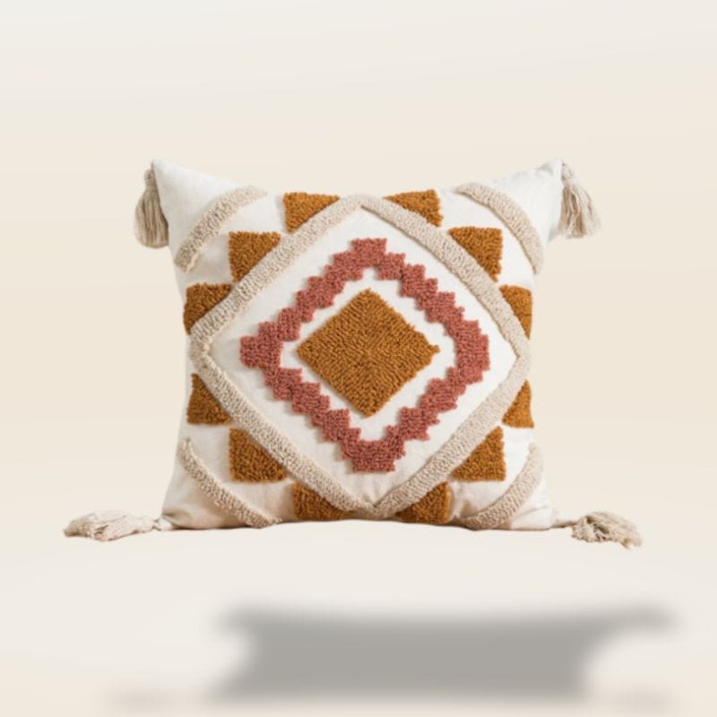 Housse de coussin terracotta | Dreamy Sloth® Marron / 45x45 cm